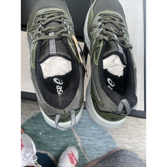 ASICS Geo Venture 8 Size12.5 Olive Canvas /Black Trail Running Shoes main image 12
